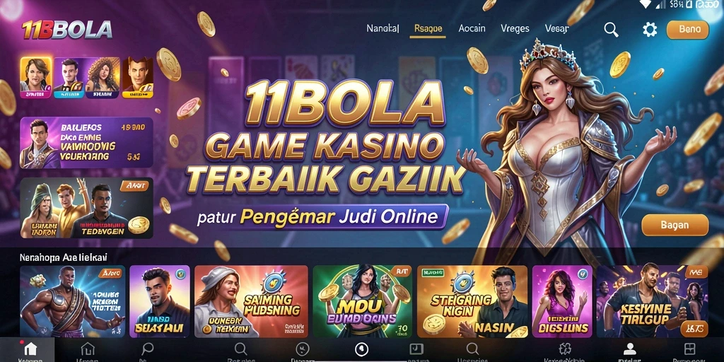 Tampilan gameplay menarik dan intuitif dari 11BOLA.