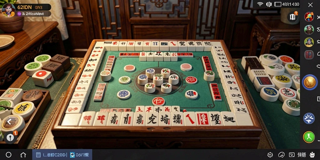 Screenshot gameplay 62IDN menampilkan tantangan permainan Mahjong yang menarik.