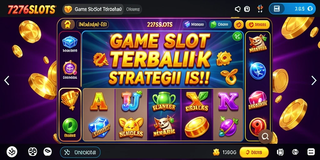 Tampilan game 7276SLOTS yang mengasyikkan dan penuh warna.