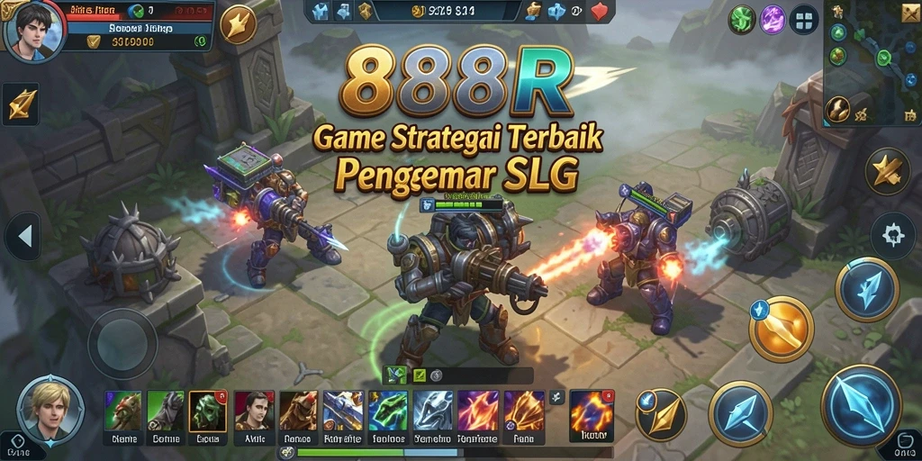 Screenshot 888R menampilkan gameplay mendalam dengan berbagai elemen strategi.