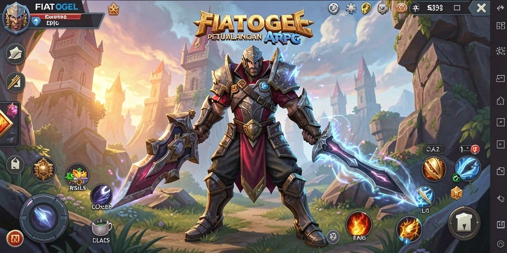 Tampilan gameplay FIATOGEL yang menawan dan mendebarkan.