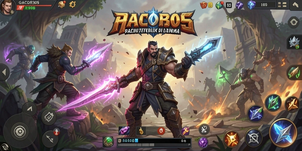 Aktivitas seru dalam gameplay ARPG GACOR305.