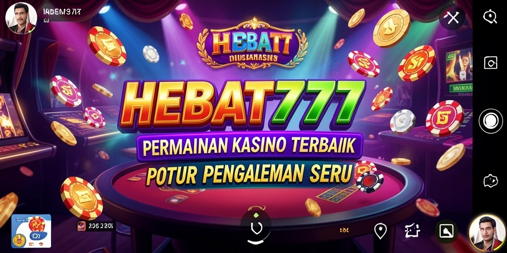 Tampilan permainan Kasino HEBAT777 yang menarik dan menghibur.