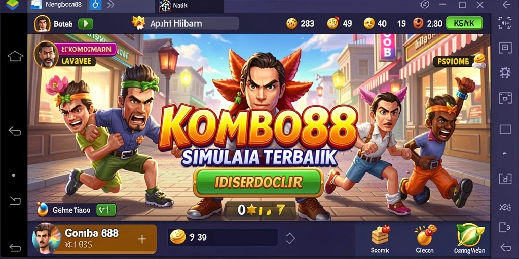 Tampilan gameplay KOMBO88 dengan misi yang penuh tantangan.
