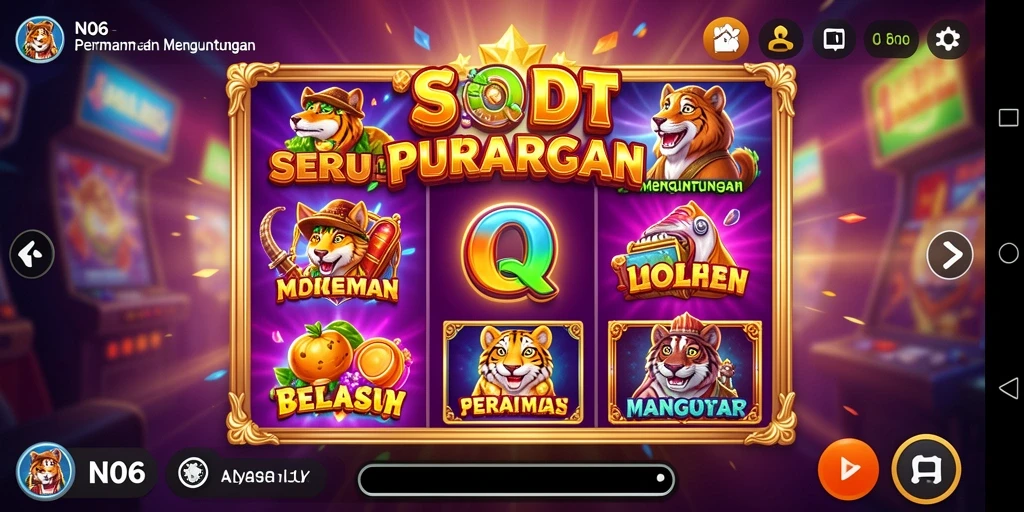 Screenshot gameplay N06 menampilkan keseruan permainan Slot.