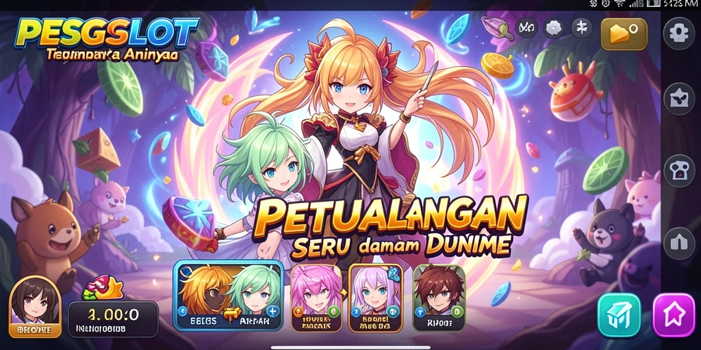 Gameplay menarik dan karakter anime ikonik dalam PESGSLOT.