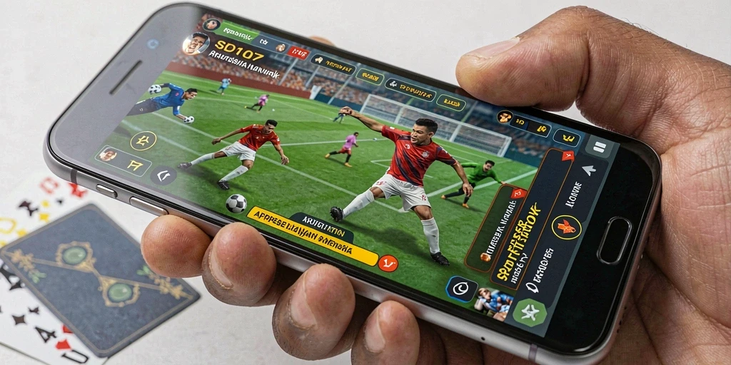 Tampilan atraktif dari gameplay Sportsbook di SD107.