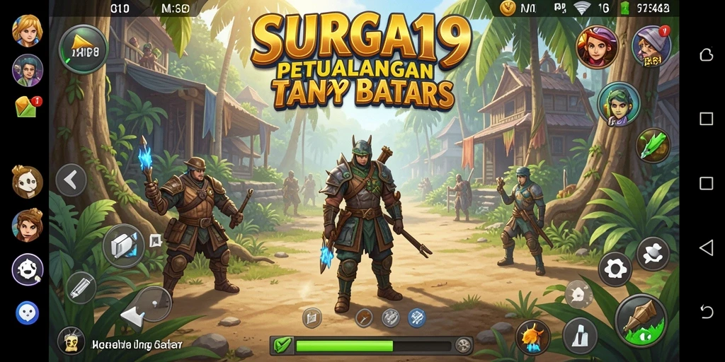 Gameplay SURGA19 yang mendebarkan dengan grafis memukau.
