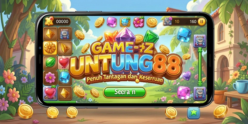 Tampilan gameplay seru dan penuh warna dari UNTUNG88.