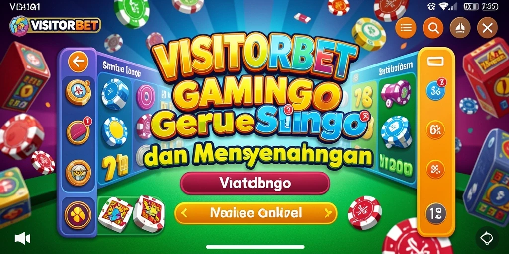 Tampilan gameplay seru dalam VISITORBET saat bermain Bingo.