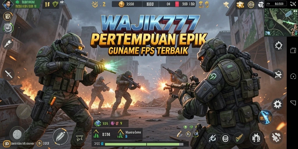 Tangkap momen seru dari gameplay WAJIK777 dalam pertempuran FPS.